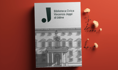 Il nuovo logo della biblioteca civica Vincenzo Joppi