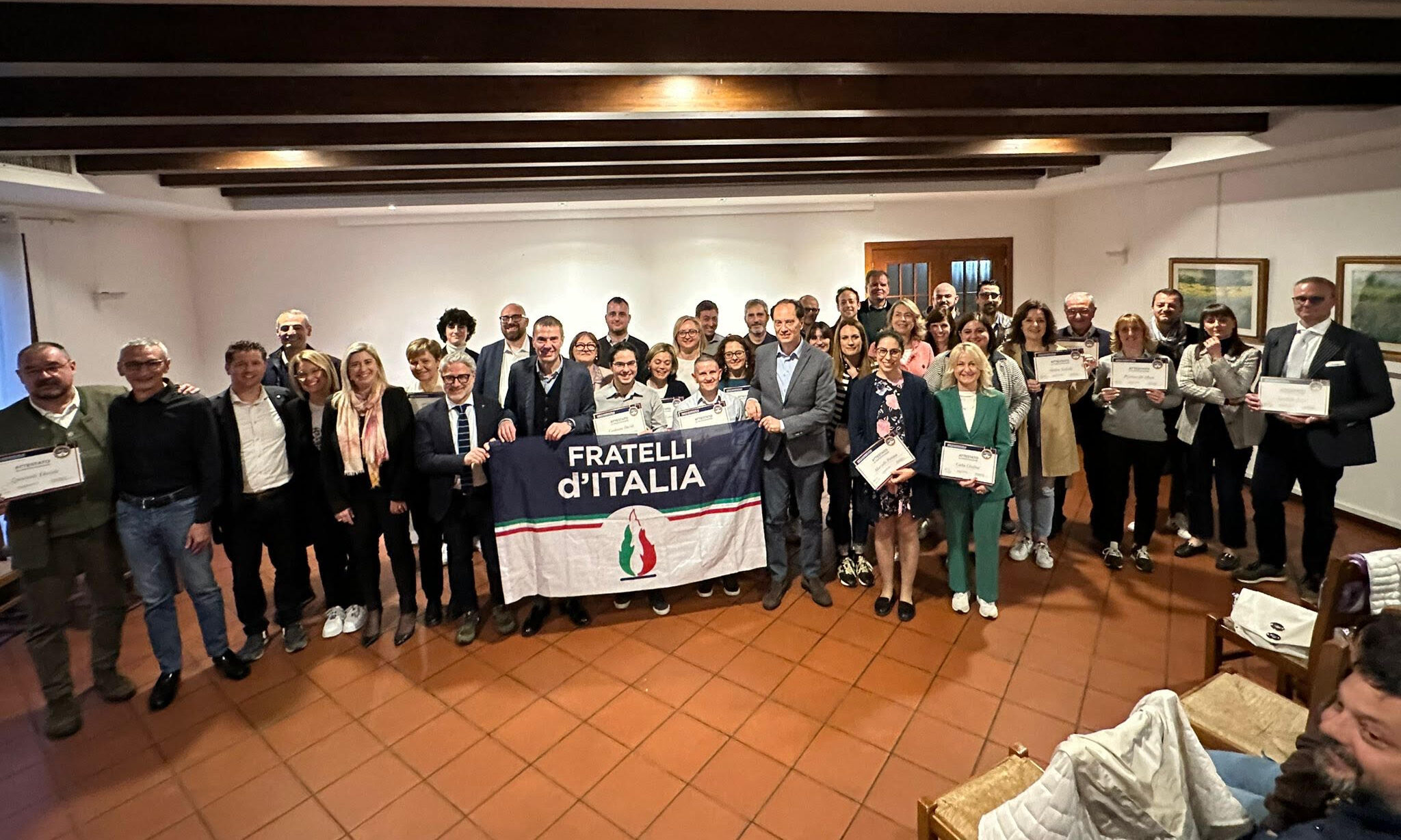 concluso il corso di leadership di Fratelli d'Italia