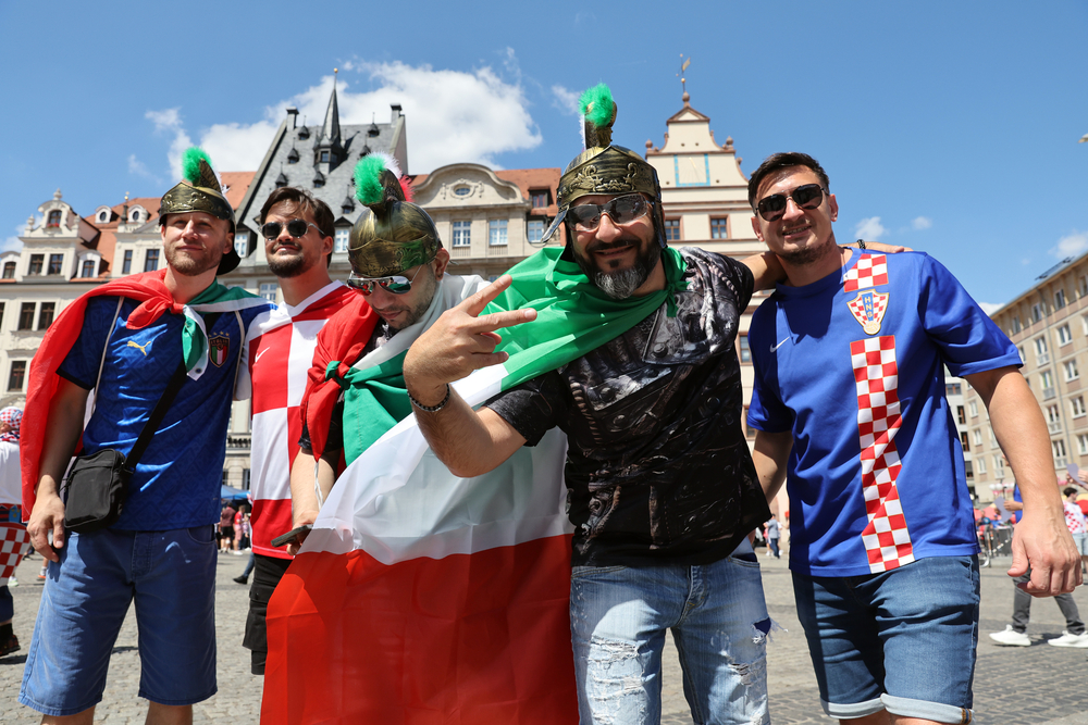 Tifosi italiani e croati - Fiume