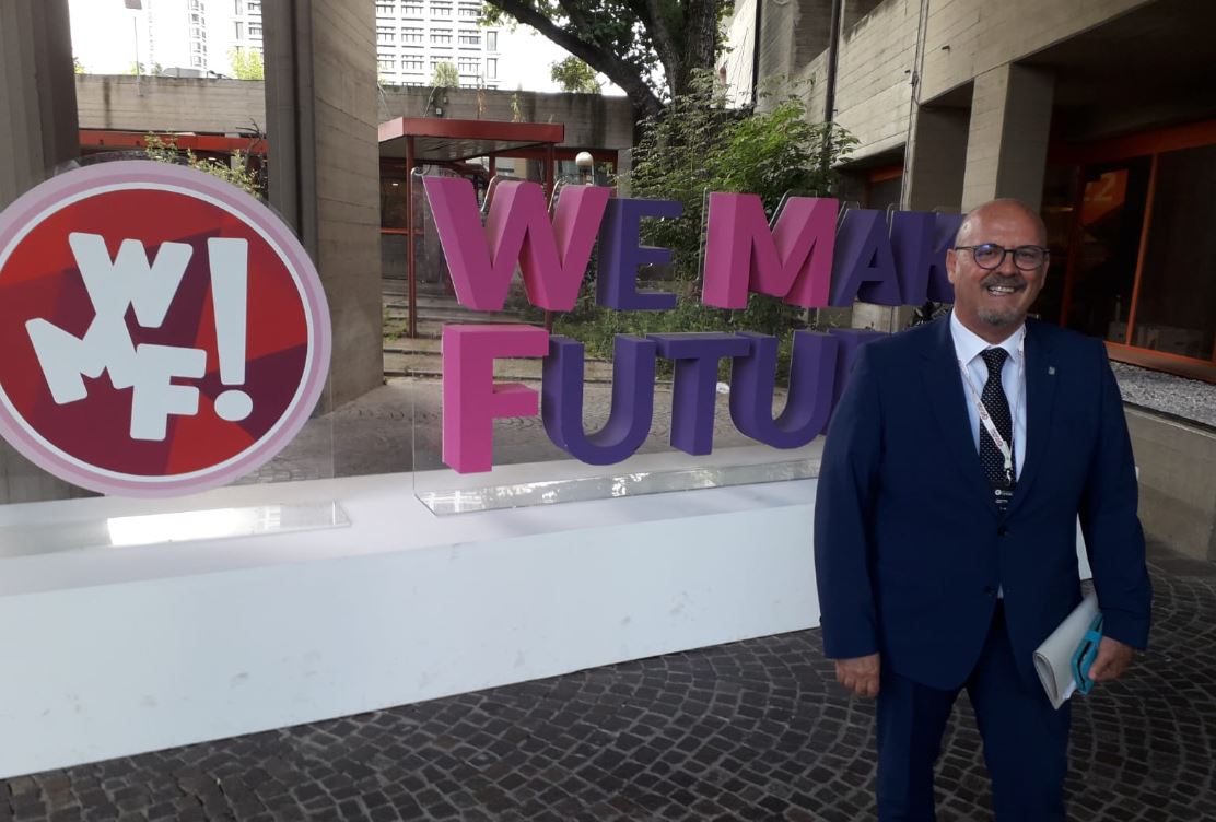 L'assessore ai Sistemi formativi Sebastiano Callari al "We Make Future" di Bologna