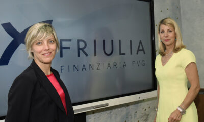 L'assessore Barbara Zilli e Federica Seganti, presidente di Friulia - Bilancio Friulia, utile record di 121 milioni e investimenti in crescita nel 2023
