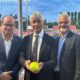 Da sinistra il vicegovernatore Anzil, il ministro Abodi e il presidente Fibs Marcon - Mondiali di softball in Friuli-Venezia Giulia, un trionfo di sport e valori