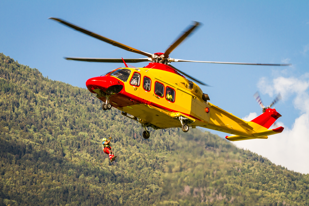 Elicottero soccorso alpino