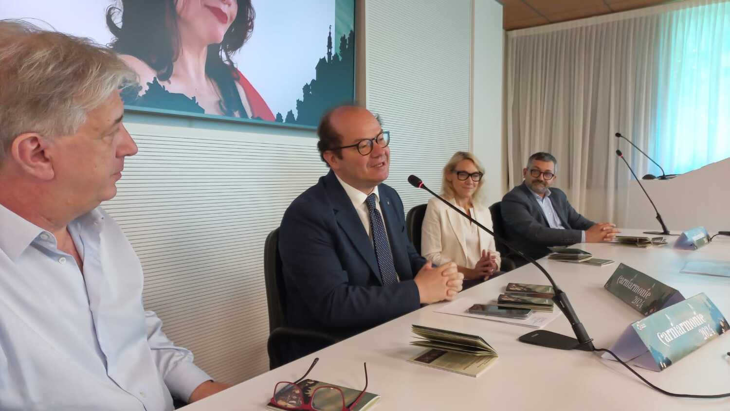 Il vicegovernatore Mario Anzil alla presentazione di Carniarmonie 2024 - Il festival Carniarmonie torna a incantare il Friuli-Venezia Giulia