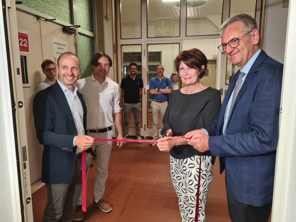 L'assessore Rosolen all'inaugurazione del laboratorio Elisa