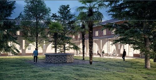 Progetto area verde della nuova residenza universitaria