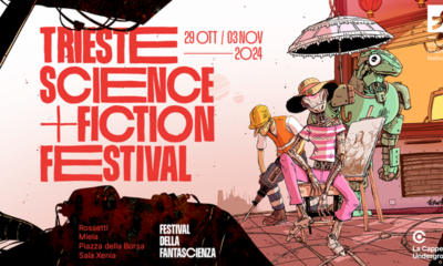 Poster ufficiale del Trieste Science+Fiction 2024, realizzato da Zerocalcare