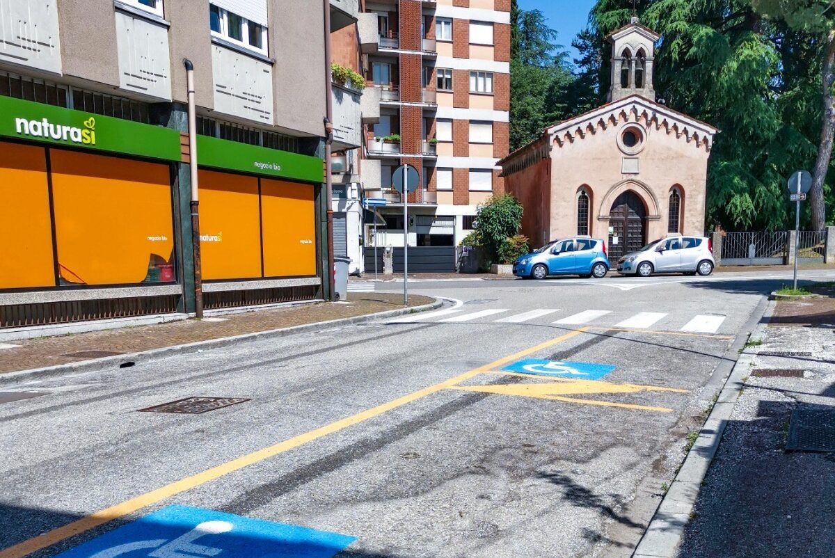 Via bersaglio, Udine - interventi