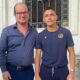 Il vicegovernatore Anzil con Alexis Sanchez