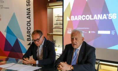 Mitja Gialuz e Giorgio Rossi alla presentazione di "Barcolana 56"