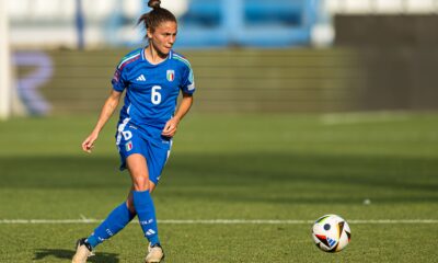 Manuela Giugliano con la maglia della nazionale italiana