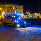 Ambulanza in Piazza Unità a Trieste - ordinanza anti-degrado