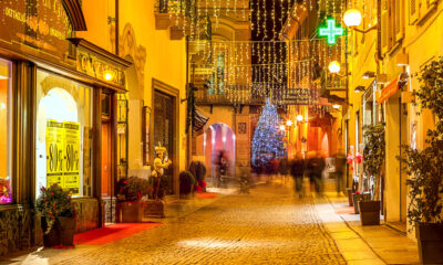 Decorazioni natalizia in strada - Natale a Udine