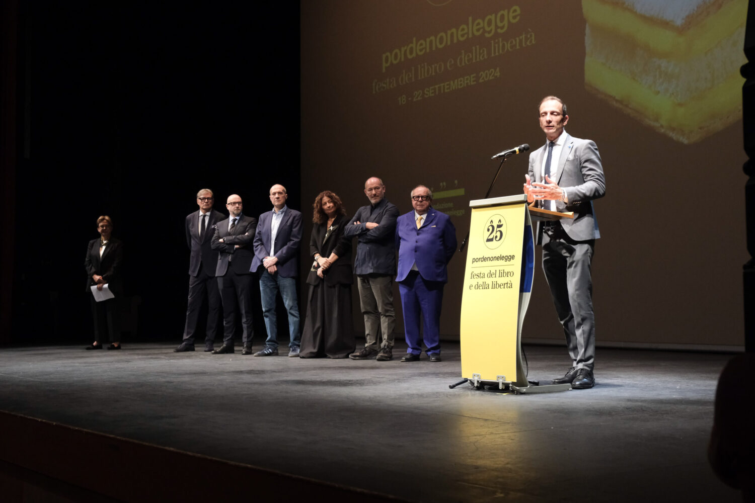 L'intervento del governatore Massimiliano Fedriga alla cerimonia di inaugurazione di Pordenonelegge