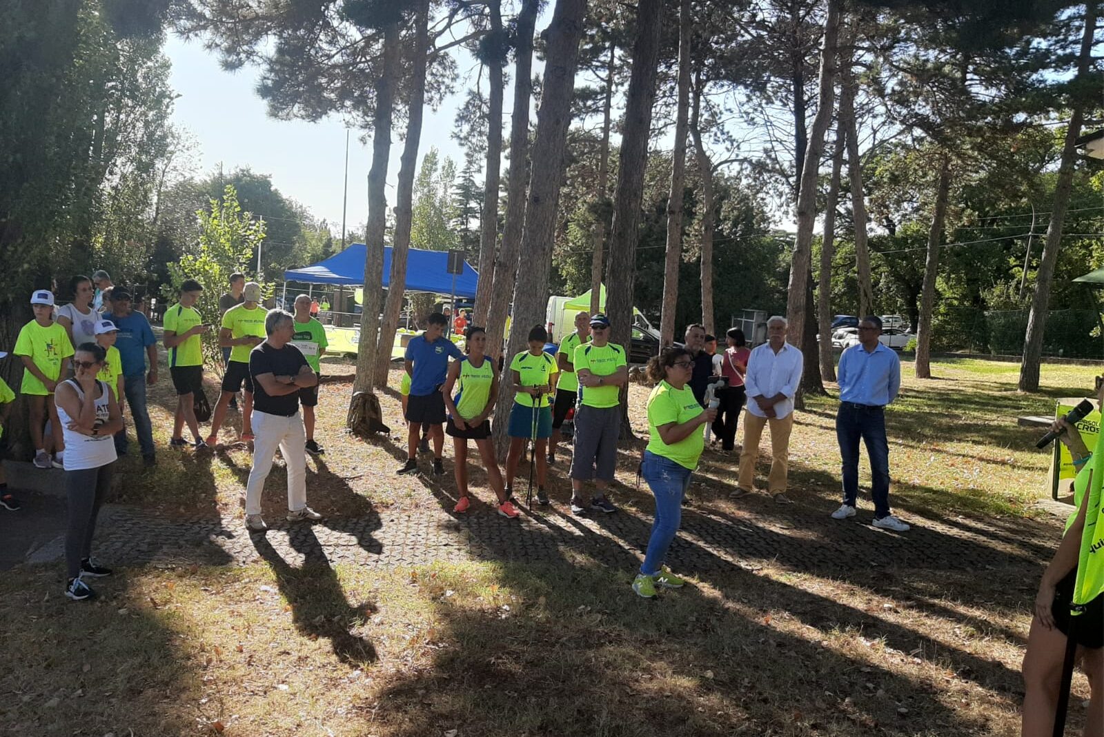 Un'istantanea sull'open day odierno di Trieste Atletica con l'assessore Roberti