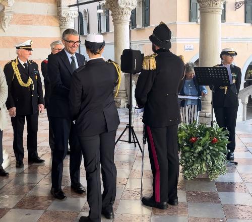 L'assessore Pierpaolo Roberti durante la celebrazione