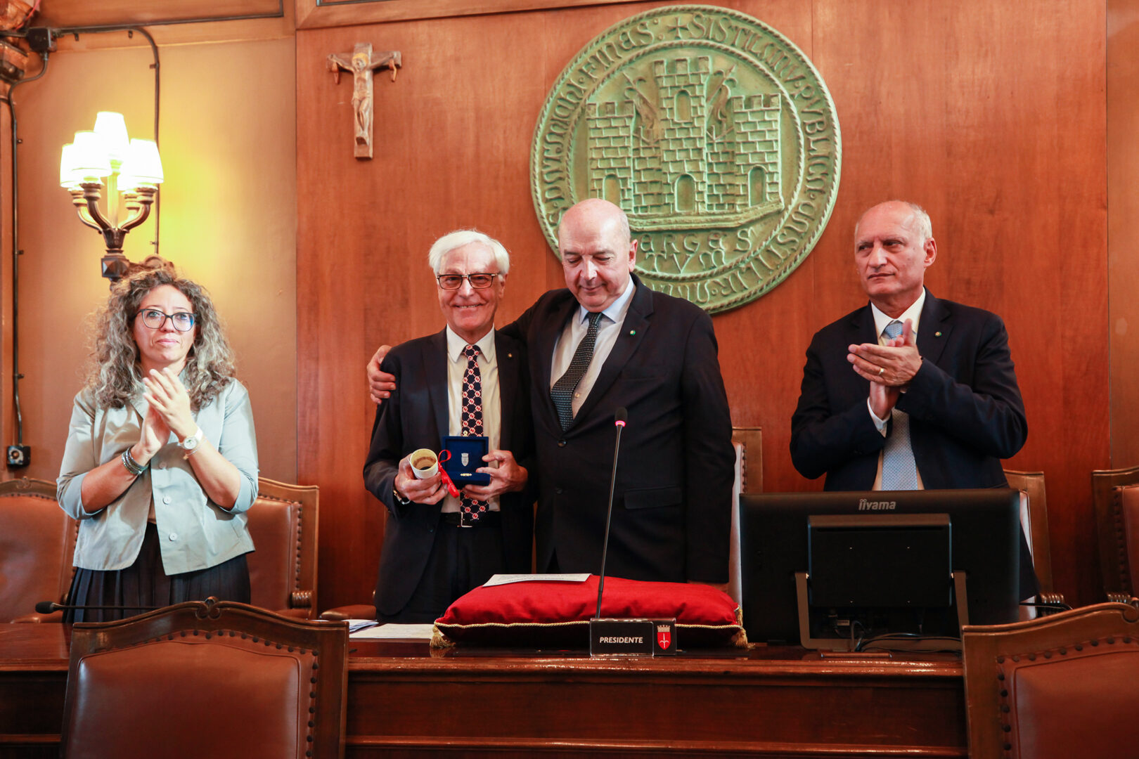 Consegna della Civica Benemerenza a Massimo Paniccia