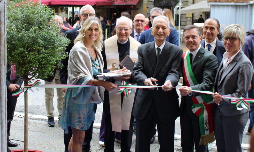 Luciano Sartoretti, presidente CrediFriuli, inaugura la nuova filiale