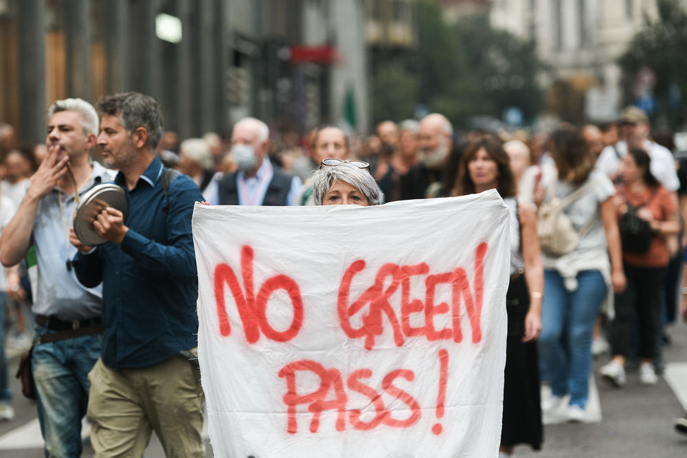 Corteo No Green Pass