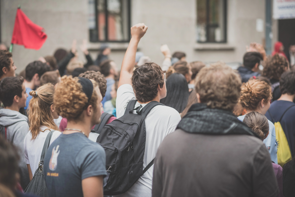 Manifestazione studentesca - Comitato No Ovovia