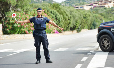 Posto di blocco carabinieri