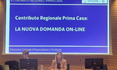 Cristina Amirante alla presentazione della nuova modalità online per l'edilizia agevolata