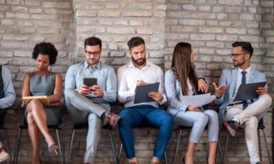 Persone in attesa di colloquio di lavoro