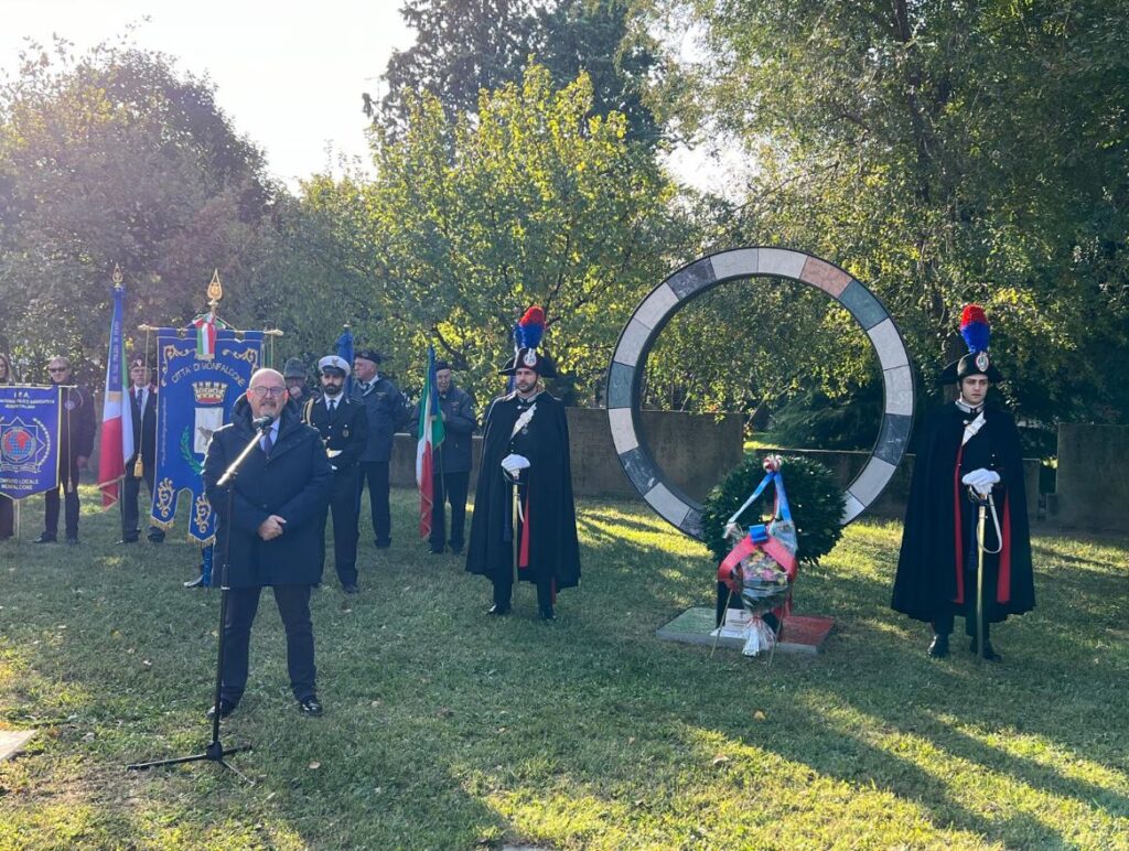 L'intervento dell'assessore Sebastiano Callari alla commemorazione di Monfalcone