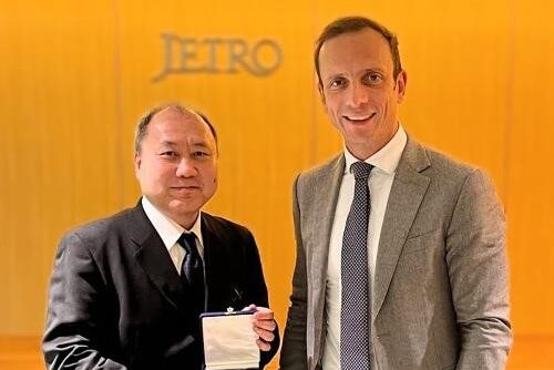 Il governatore Fedriga con il presidente di "Jetro" Susumu Kataoka