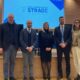 L'assessore Cristina Amirante con il presidente del consiglio regionale Mauro Bordin e il cda di FvgStrade