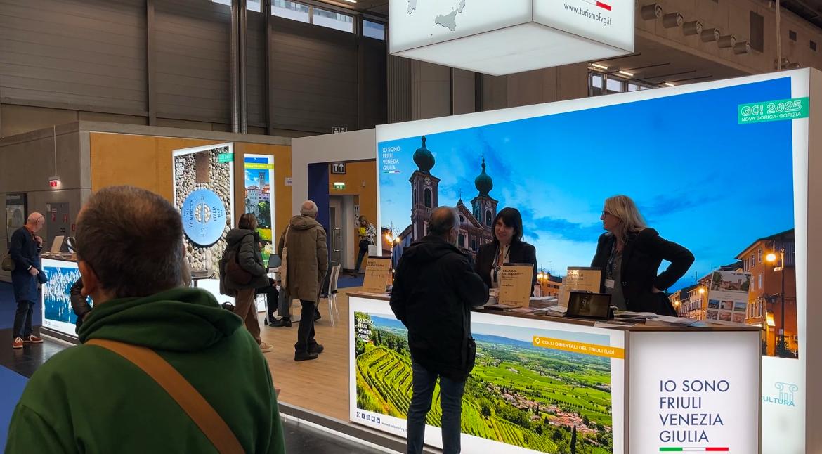 Lo stand di PromoturismoFVG alla Ferien-Messe di Vienna