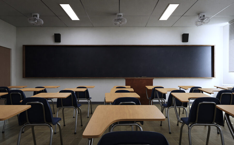 Aula scolastica - Freddo in classe Trieste