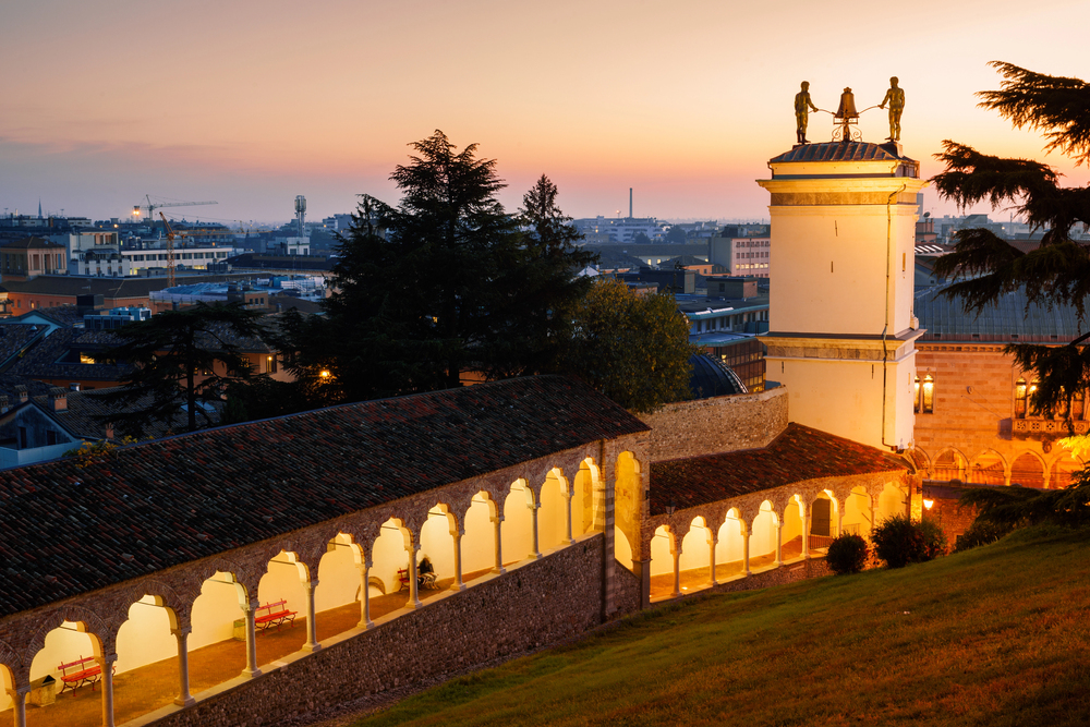 Veduta di Udine dal castello