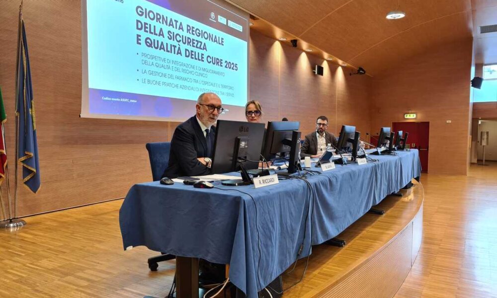 L’assessore Riccardo Riccardi, a Udine aprendo i lavori della "Giornata regionale della sicurezza e qualità delle cure 2025"