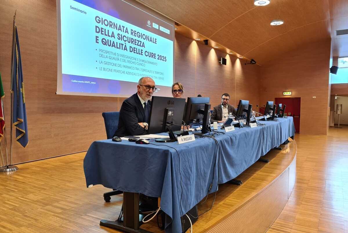 L’assessore Riccardo Riccardi, a Udine aprendo i lavori della "Giornata regionale della sicurezza e qualità delle cure 2025"