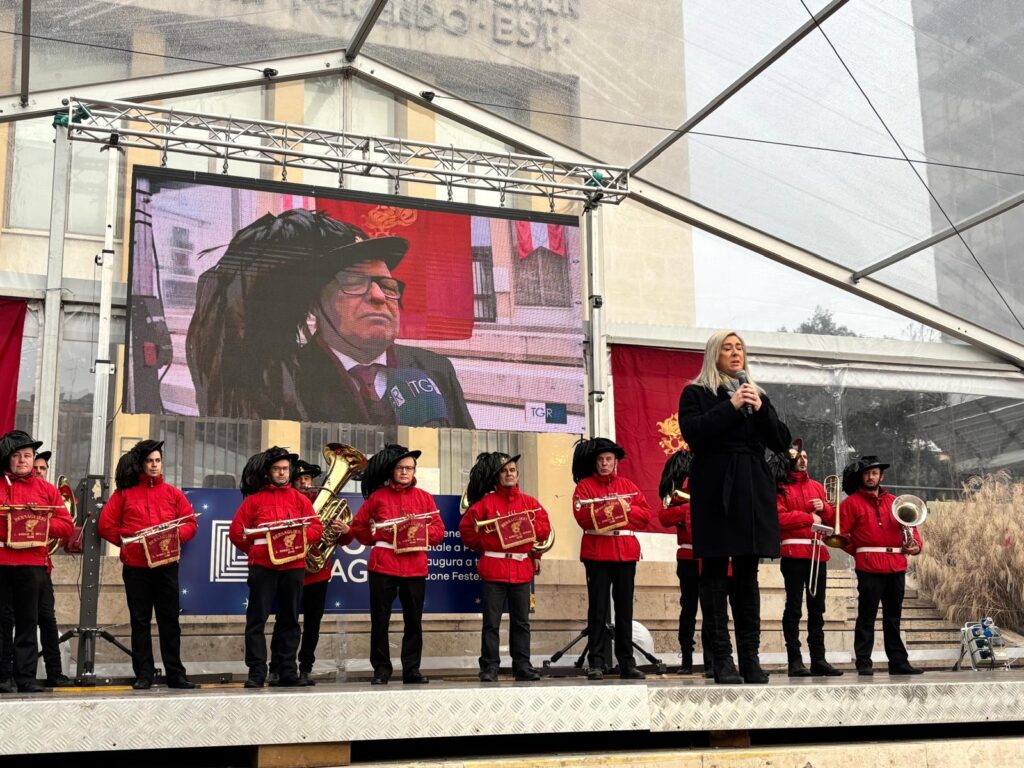 L'assessore regionale alle Infrastrutture Cristina Amirante interviene alla Festa del Tricolore a Pordenone