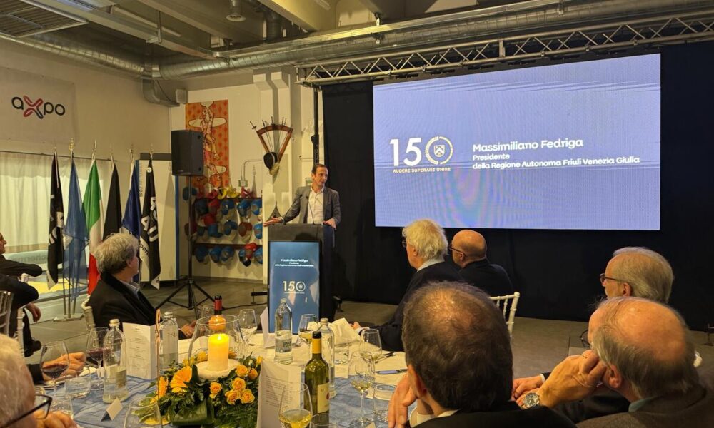 L'intervento del governatore Fedriga all'evento per i 150 anni dell'Asu