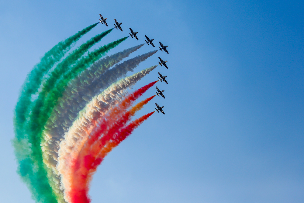 Esibizione delle Frecce Tricolore