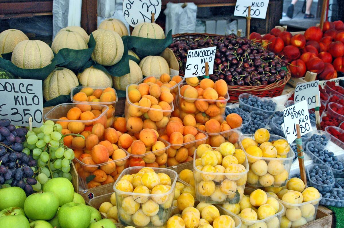 Frutta al mercato