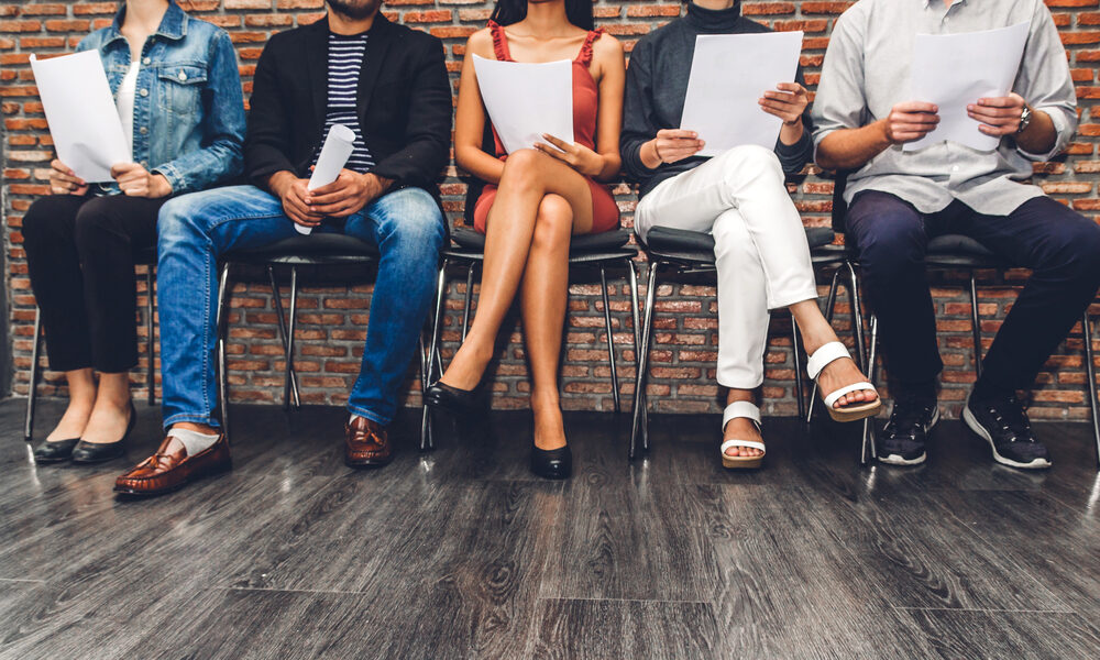 Persone in attesa di colloquio di lavoro